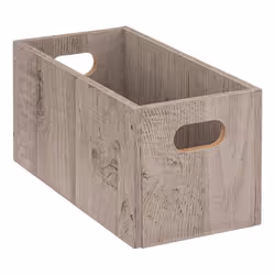 5five - panier 15x31cm mix n  modul effet chêne gris