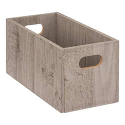 5five - panier 15x31cm mix n  modul effet chêne gris