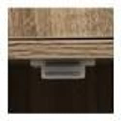 Etagère 3 Cases avec portes naturel - FIVE