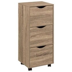 Tour de Rangement 3 Tiroirs 80cm Naturel