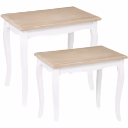 Cette combinaison de deux tables est exactement ce qu'il vous faut pour profiter enfin d'une bonne tasse de café ou de thé da ...