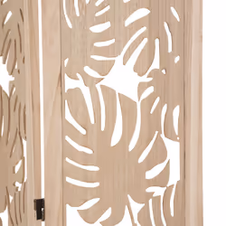 Paravent en feuilles de palmier naturelles beige