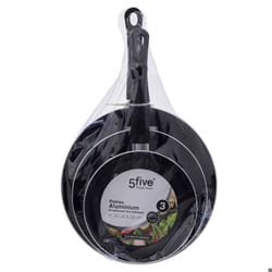 Poêles - Five - Lot de 3 - Aluminium - Anti-adhérent - Tous feux y compris induction