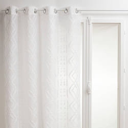 Voilage Sama impression jacquard 140 x 240 cm