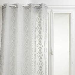 Voilage Sama impression jacquard 140 x 240 cm