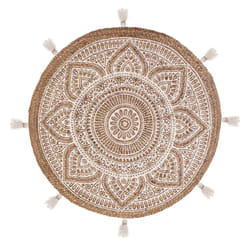 Tapis imprimé Rosalie D78 jute