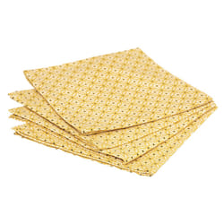 Lot de 4 Serviettes de Table  Paty  40x40cm Ocre