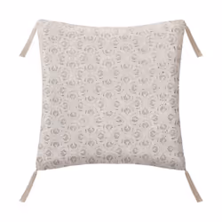 Coussin - ATMOSPHERA - Art déco - Lin Beige - 40 x 40 cm - Déhoussable