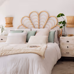 Housse de Couette en lin blanc