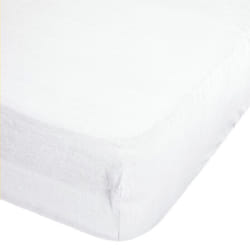 Drap housse 100 % lin B30 blanc ivoire 140x190