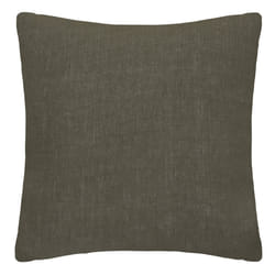 Taie d'oreiller 65x65 en lin 100% vert kaki