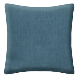 Taie d?oreiller 100% lin  65x65cm, bleu canard