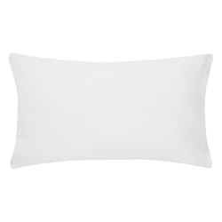 Taie d?oreiller 100 % blanc ivoire 50x70cm