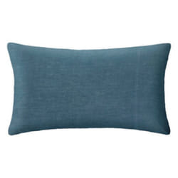 Taie d?oreiller 100 % bleu canard 50x70