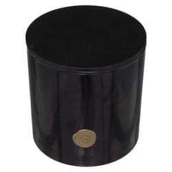 Bougie parfumée "Enzo" 1200 g noir en verre bois