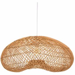Description générale La suspension en rotin 'Jeny' d'Atmosphera Créateur d'intérieur allie design moderne et charme naturel.  ...