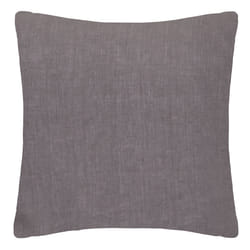 Taie d?oreiller 100 % lin  65x65cm gris ardoise
