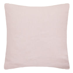 Taie d?oreiller 100 % lin rose poudré 65x65