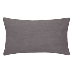 Taie d?oreiller 100 % lin 50x70cm gris ardoise