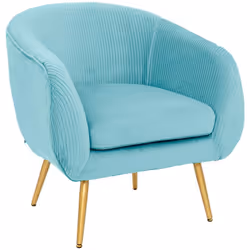 Description générale Ce fauteuil en velours vert jade de la collection Solaro d'Atmosphera est un ajout élégant et moderne à  ...