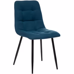 Description générale La Chaise de Table en Tissu Sirac Bleu Canard de la marque Atmosphera allie élégance et confort, apporta ...