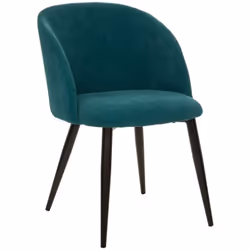 Idéal pour une chambre ou dans un coin du salon, le fauteuil "Celeste" Atmosphera en velours côtelé Atmosphera ajoutera une t ...
