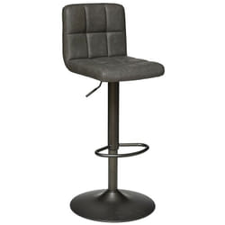 Atmosphera - Chaise de bar ajustable Delek gris créateur d'intérieur