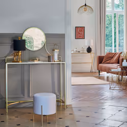 Coiffeuse En Verre Artificiel