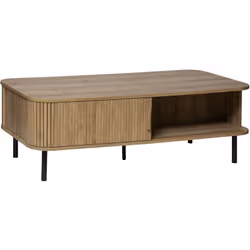 Description générale Optez pour la table basse Colva de la marque Atmosphera, un meuble alliant originalité, tendance et prat ...