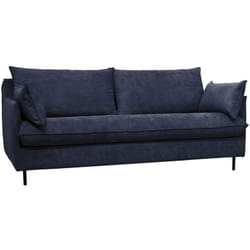 Canapé convertible Maple 3 places bleu Atmosphera créateur d'intérieur