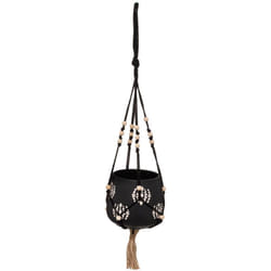 Pot Palm céramique noir 14x55cm - Atmosphera créateur d'intérieur