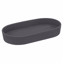 Plateau de Salle de Bain - FIVE - Cocon - Grès - 19cm - Gris