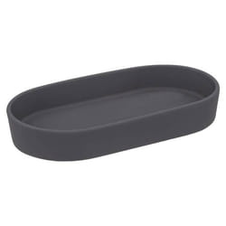 Plateau de Salle de Bain - FIVE - Cocon - Grès - 19cm - Gris