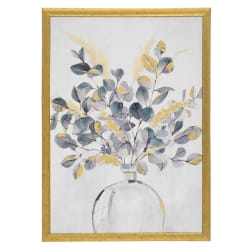Toile Imprimée/Cadre Fleur 50x70cm
