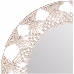 Miroir Coton Palmier D 56 cm