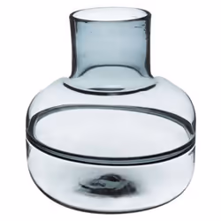 Vase Rond Déco Line Shine 24cm Gris