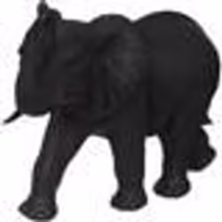 Five Simply Smart - Eléphant en résine pour extérieur - Gris anthracite
