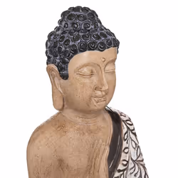 Bouddha assis en résine h 37,5