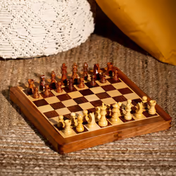 Jeu d?échec en bois 30.5x30.5