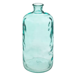 Vase "Imet" en verre recyclé transparent H 42