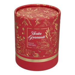 Bougie Parfumée - ATMOSPHERA - Soir de Noël - 210g - Fève de Tonka & Café - Rouge