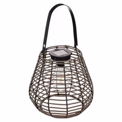 Lampe Solaire dExtérieur Viky 26cm Marron Tonka