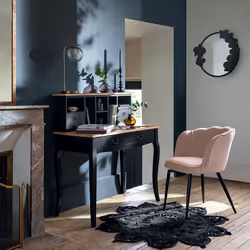 Lampe droite "Night" doré H45cm