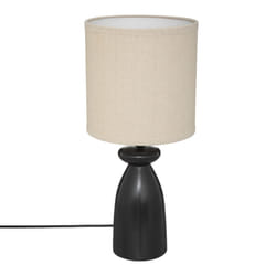 Lampe droite "Margot" noire h44cm