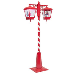Décoration Lumineuse 2 Lanternes 188cm Rouge & Blanc