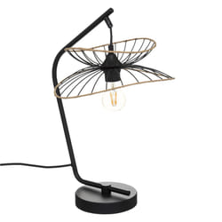 Lampe arc "Alara" noir H50cm
