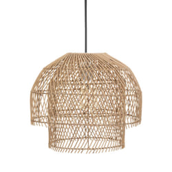 Suspension Kery rotin naturel D38 beige moyen