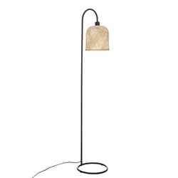 Lampadaire droit "Ali" H159cm, noir