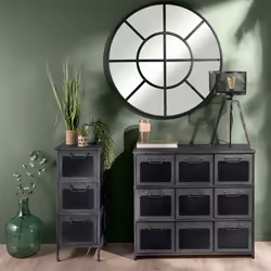 Lampe avec trépied "Noah" noir H56