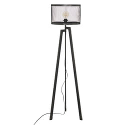 Lampadaire à trépied Noah noir h140cm